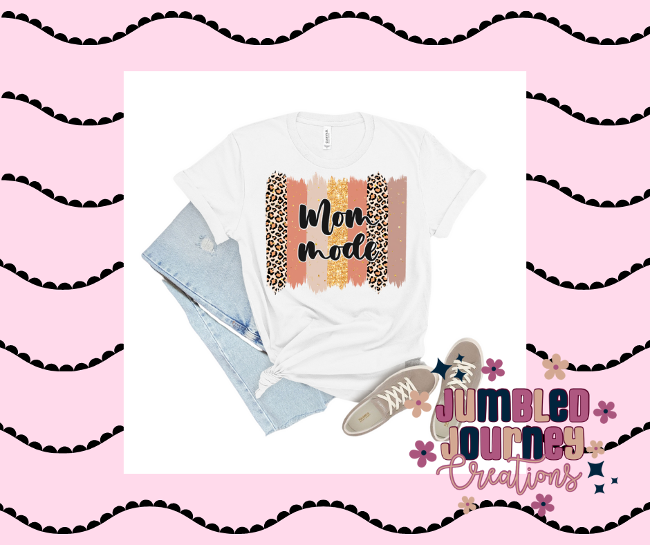 Mom Mode Orange Leopard